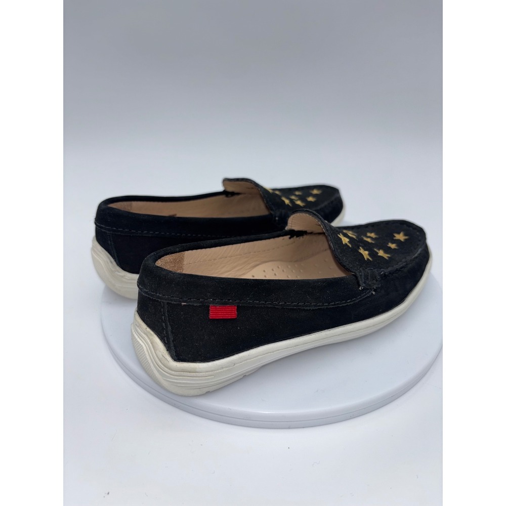 MARC JOSEPH New York Kids Suede Loafer Shoe‎ Black Star Leather 12 Toddler - Picture 6 of 8